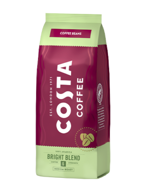 Costa Coffee Bright Blend zrnková kavá 500g