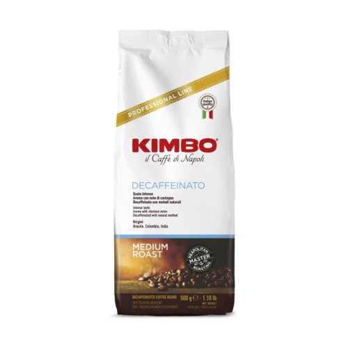Kimbo Espresso Decaffeinato zrnkova kava 500g