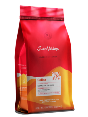 Café Colina Juan Valdez zrnková káva 454g