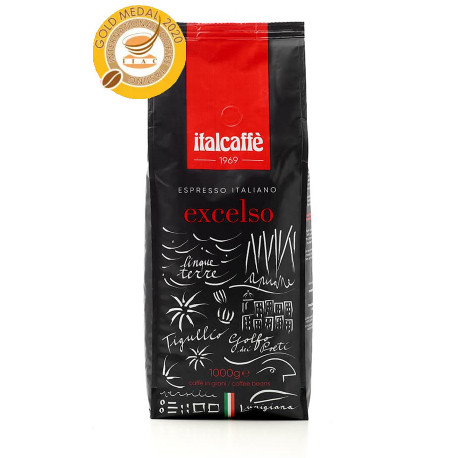Italcaffé Excelso 1kg, zrnková káva