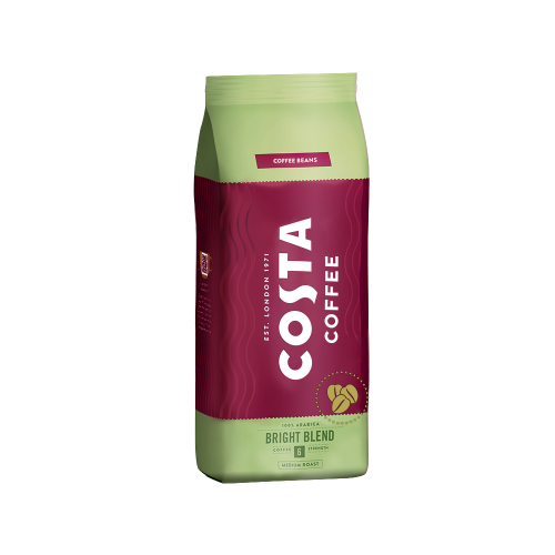 Costa Coffee Bright Blend zrnková kavá 1kg
