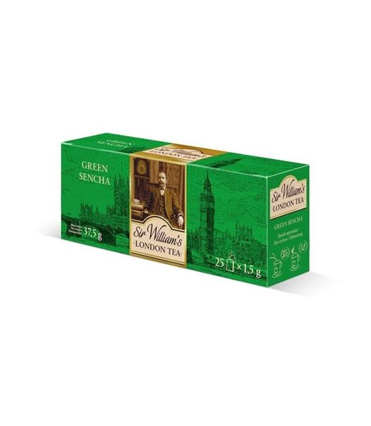 Sir Williams London Tea Green Sencha 25x1,5g