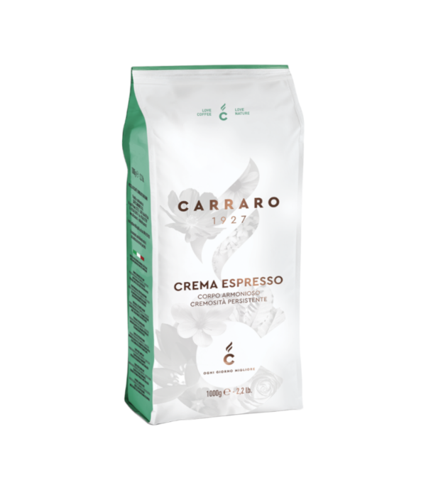 Carraro Crema Espresso zrnková káva 1kg